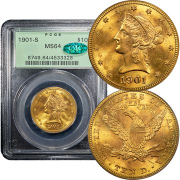 1901-S Liberty Gold Eagle ($10) OGH Composite Image