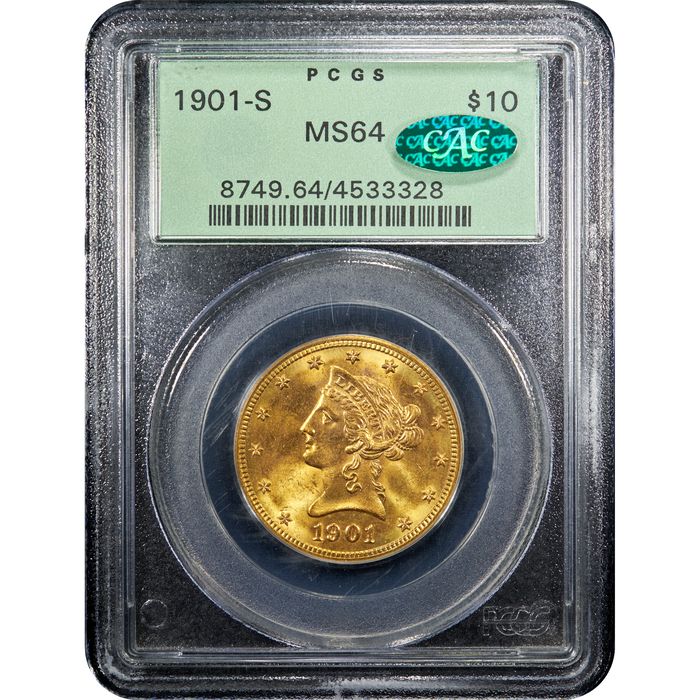 1901-S Liberty Gold Eagle ($10) OGH Obverse Image