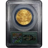 1901-S Liberty Gold Eagle ($10) OGH Reverse Image