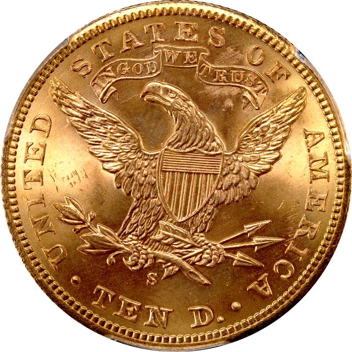 1901-S Liberty Gold Eagle ($10) Reverse Image