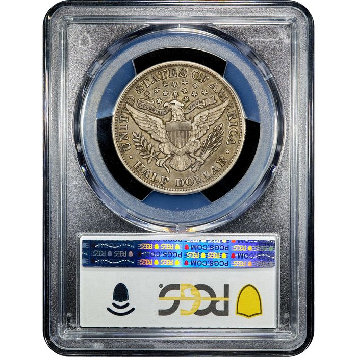 1902 Barber Half Dollar (50c) Reverse Slab Image