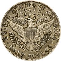 1902 Barber Half Dollar (50c) Reverse Image