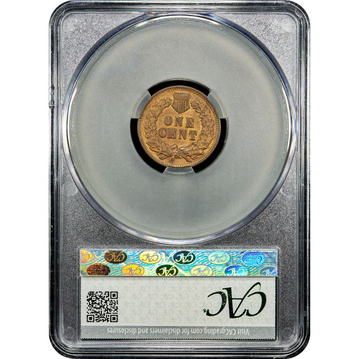 1902 Indian Cent (1c) Reverse Image