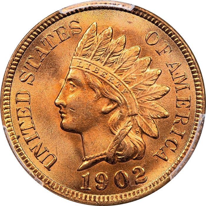 1902 Indian Cent (1c) Laidacker Collection Obverse Image