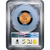 1902 Indian Cent (1c) Laidacker Collection Reverse Slab Image