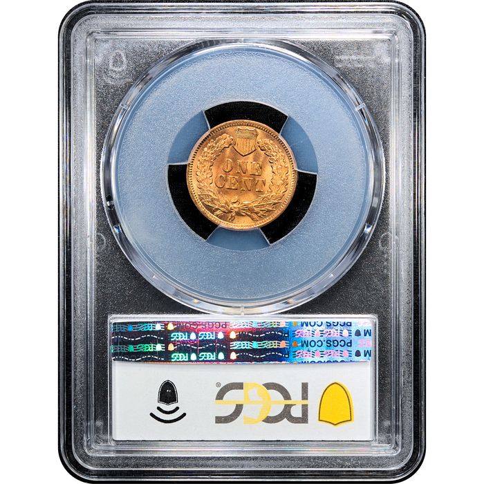 1902 Indian Cent (1c) Laidacker Collection Reverse Slab Image