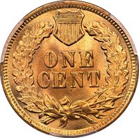 1902 Indian Cent (1c) Laidacker Collection Reverse Image