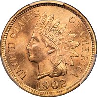 1902 Indian Cent (1c) Laidacker Collection Obverse Image