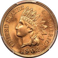 1902 Indian Cent (1c) Laidacker Collection Obverse Image