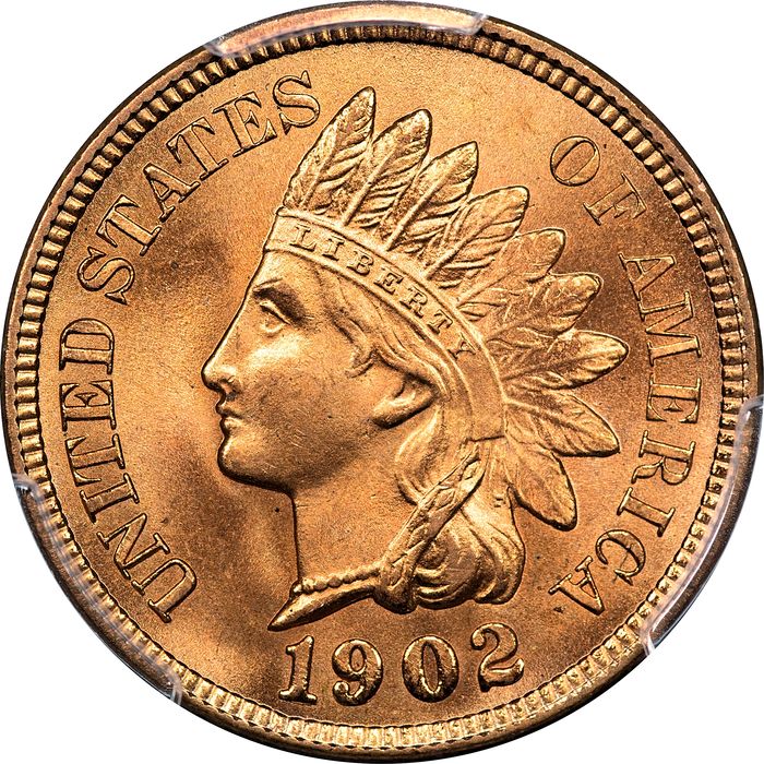 1902 Indian Cent (1c) Laidacker Collection Obverse Image