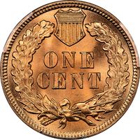 1902 Indian Cent (1c) Laidacker Collection Reverse Image
