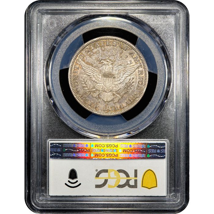 1902-S Barber Half Dollar (50c) Reverse Slab Image