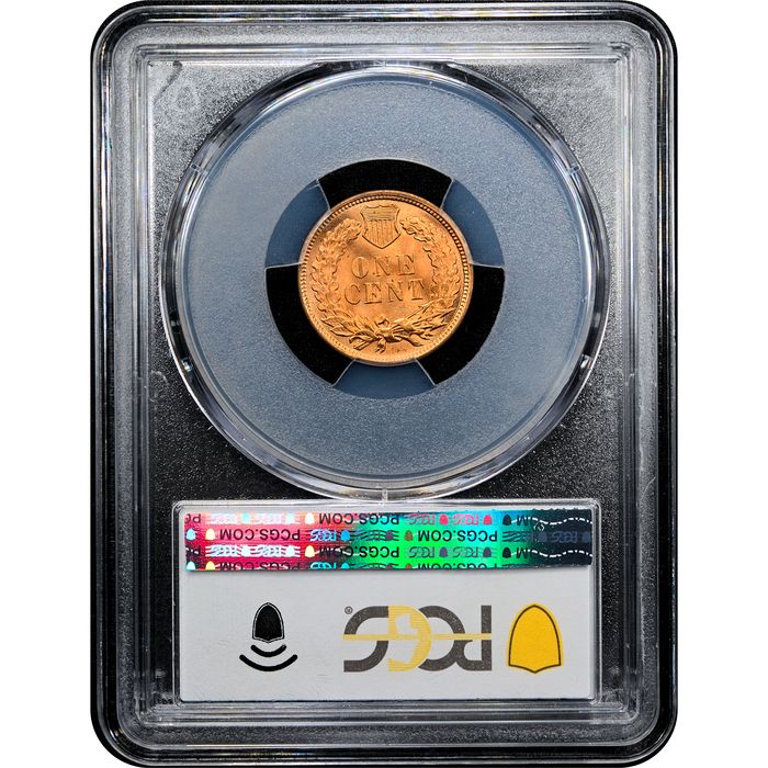 1903 Indian Cent (1c) Laidacker Collection Reverse Slab Image