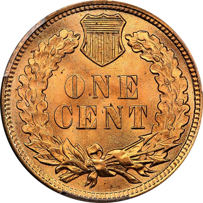 1903 Indian Cent (1c) Laidacker Collection Reverse Image