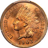 1903 Indian Cent (1c) Laidacker Collection Obverse Image