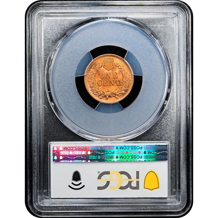 1903 Indian Cent (1c) Laidacker Collection Reverse Slab Image