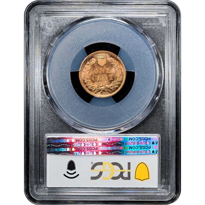 1903 Indian Cent (1c) Laidacker Collection Reverse Slab Image