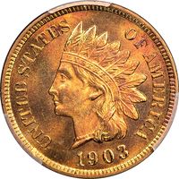 1903 Indian Cent (1c) Laidacker Collection Obverse Image