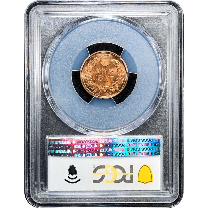 1903 Indian Cent (1c) Laidacker Collection Reverse Slab Image