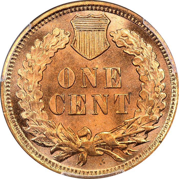 1903 Indian Cent (1c) Laidacker Collection Reverse Image