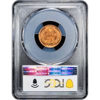 1903 Indian Cent (1c) Laidacker Reverse Slab Image
