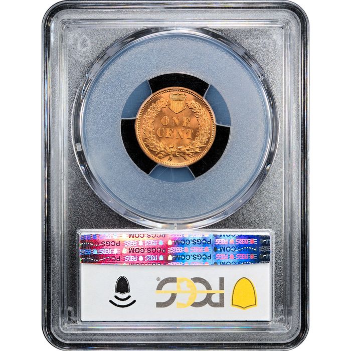 1903 Indian Cent (1c) Laidacker Reverse Slab Image