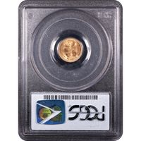 1903 LA Purchase Commemorative Gold Dollar (G$1) - Jefferson Reverse Slab Image