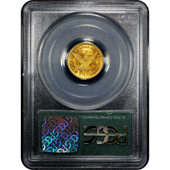 1903 Liberty Gold Quarter Eagle ($2.50) OGH Reverse Image