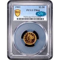 1903 Liberty Gold Quarter Eagle ($2.50) Obverse Slab Image