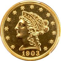 1903 Liberty Gold Quarter Eagle ($2.50) Obverse Image