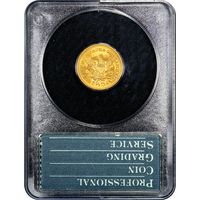 1903 Liberty Gold Quarter Eagle ($2.50) Rattler Reverse Slab Image