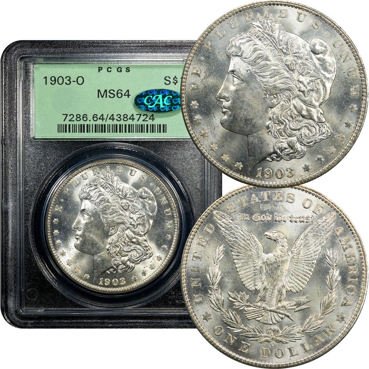 1903-O Morgan Dollar $1 OGH PCGS MS64 CAC