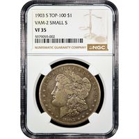 1903-S Morgan Dollar ($1) VAM 2 Micro S Obverse Image