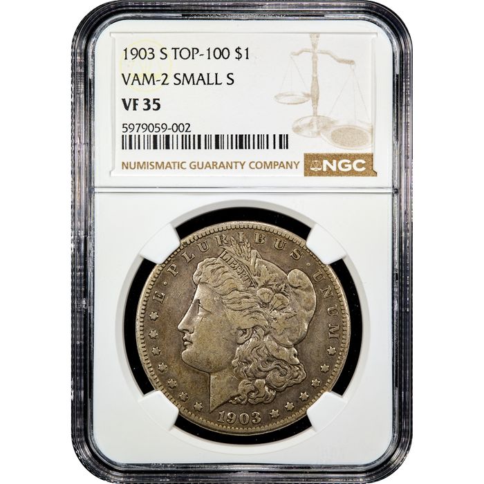 1903-S Morgan Dollar ($1) VAM 2 Micro S Obverse Image
