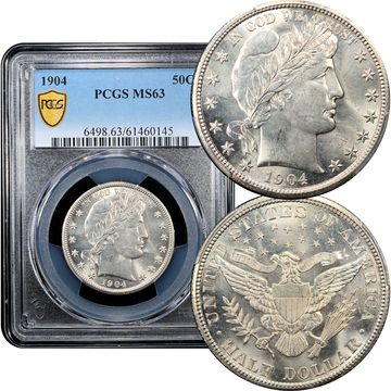 1904 Barber Half Dollar (50c) Composite Image