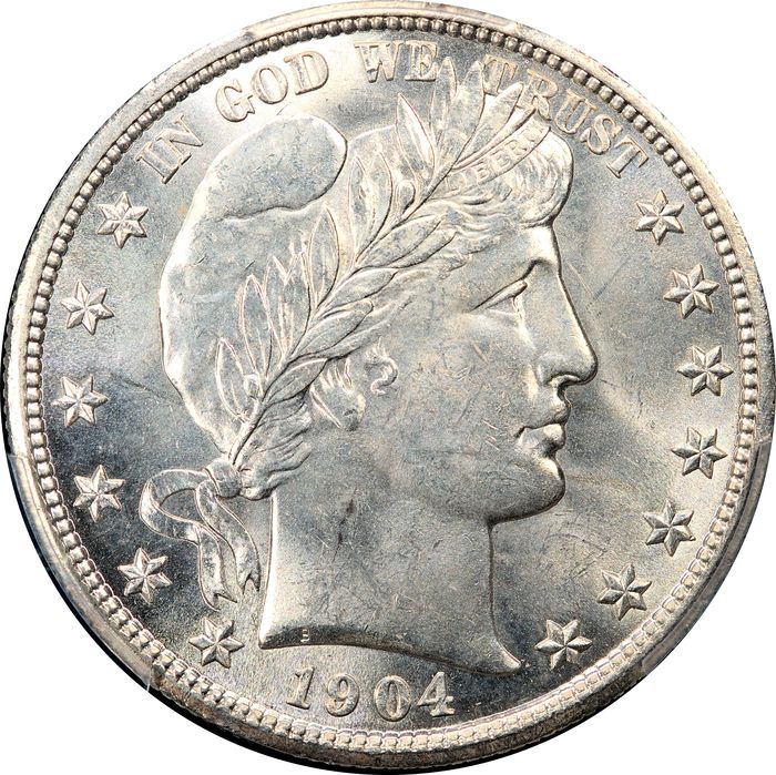 1904 Barber Half Dollar (50c) Obverse Image