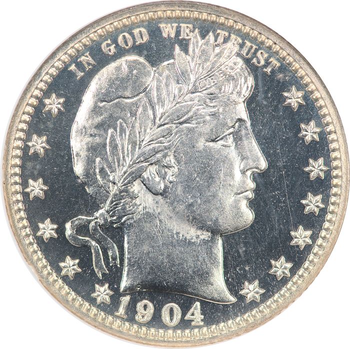 1904 Barber Quarter (25c) Obverse Image