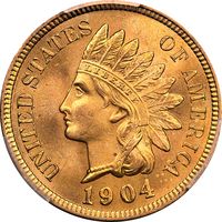 1904 Indian Cent (1c) Laidacker Collection Obverse Image
