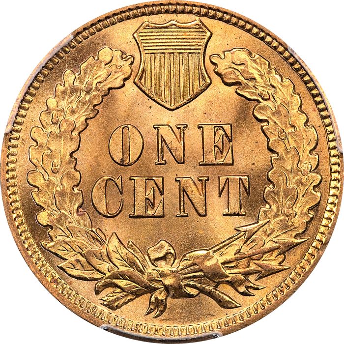 1904 Indian Cent (1c) Laidacker Collection Reverse Image