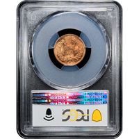 1904 Indian Cent (1c) Laidacker Collection Reverse Slab Image