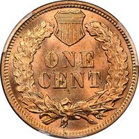 1904 Indian Cent (1c) Laidacker Collection Reverse Image