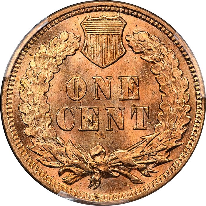 1904 Indian Cent (1c) Laidacker Collection Reverse Image