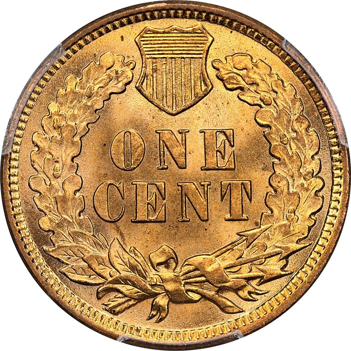 1904 Indian Cent (1c) Laidacker Collection Reverse Image