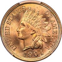 1904 Indian Cent (1c) Laidacker Collection Obverse Image