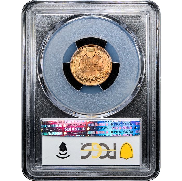 1904 Indian Cent (1c) Laidacker Collection Reverse Slab Image