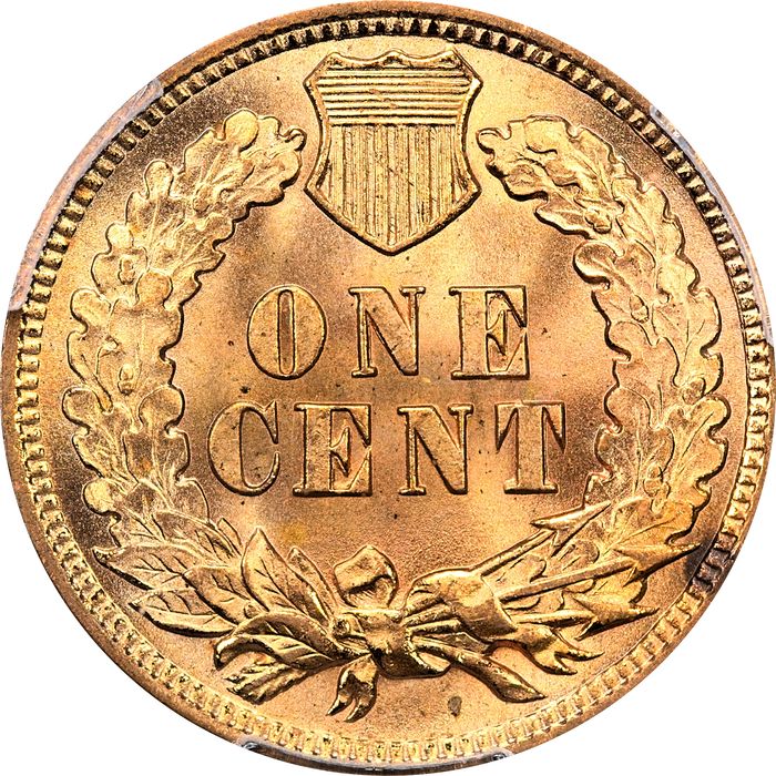 1904 Indian Cent (1c) Laidacker Collection Reverse Image