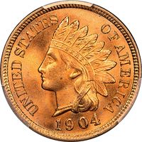 1904 Indian Cent (1c) Laidacker Collection Obverse Image