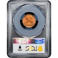 1904 Indian Cent (1c) Laidacker Collection Reverse Slab Image