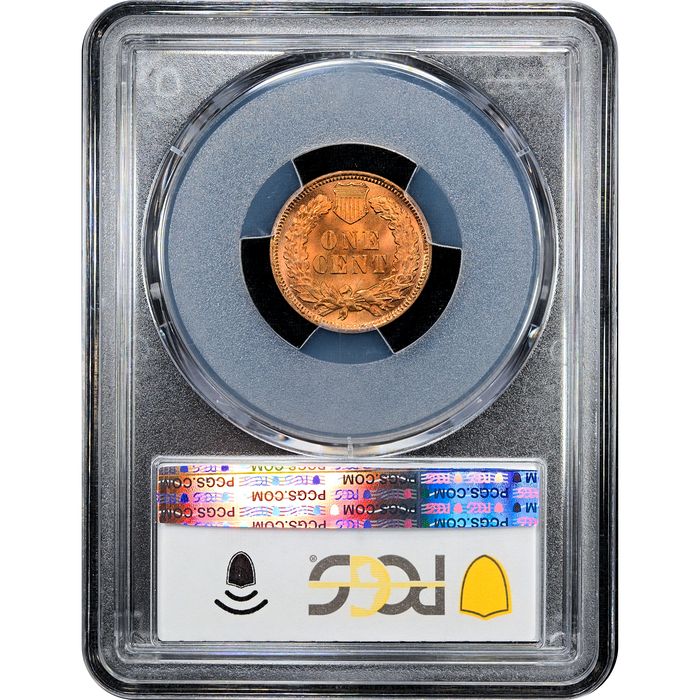 1904 Indian Cent (1c) Laidacker Collection Reverse Slab Image
