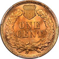 1904 Indian Cent (1c) Laidacker Collection Reverse Image